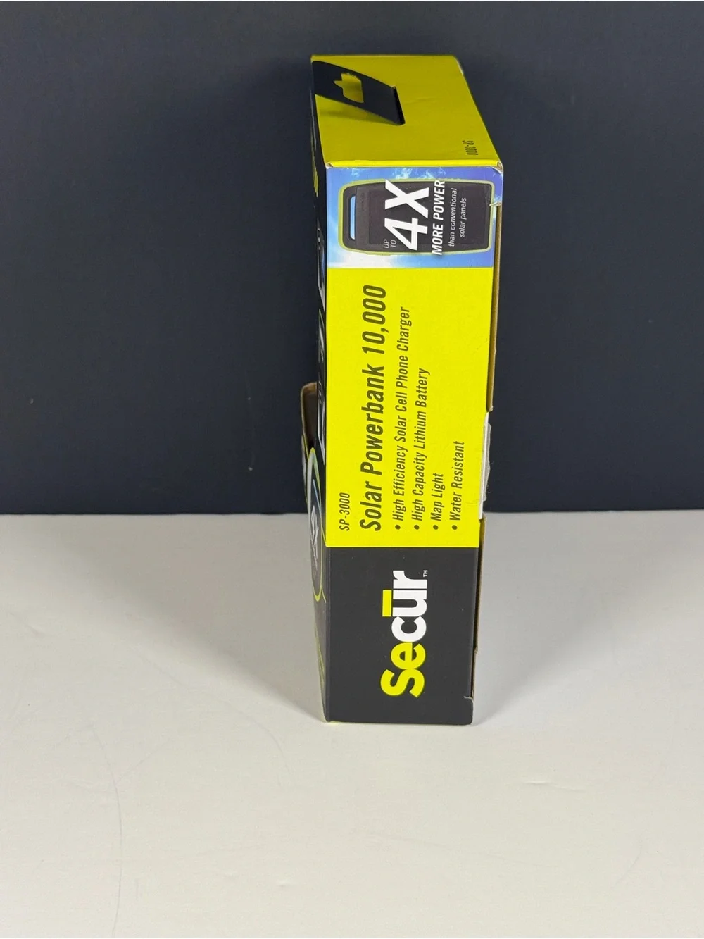 ☀️ NWT Secur Emergency Solar Powerbank 10,000mAh Portable Charger